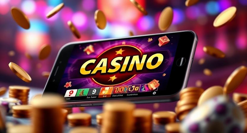 V7V7ROYAL mobile casino app interface